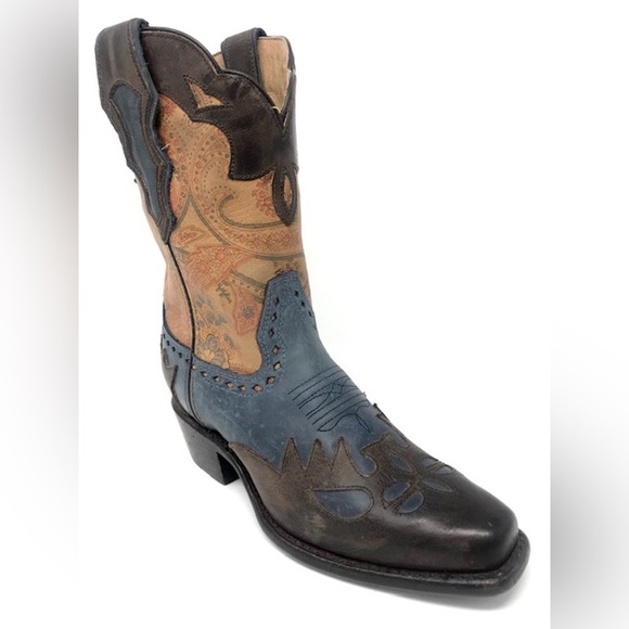 Sonora Jessi Paisley Women's Western, Size 9.5. - Picture 1 of 13